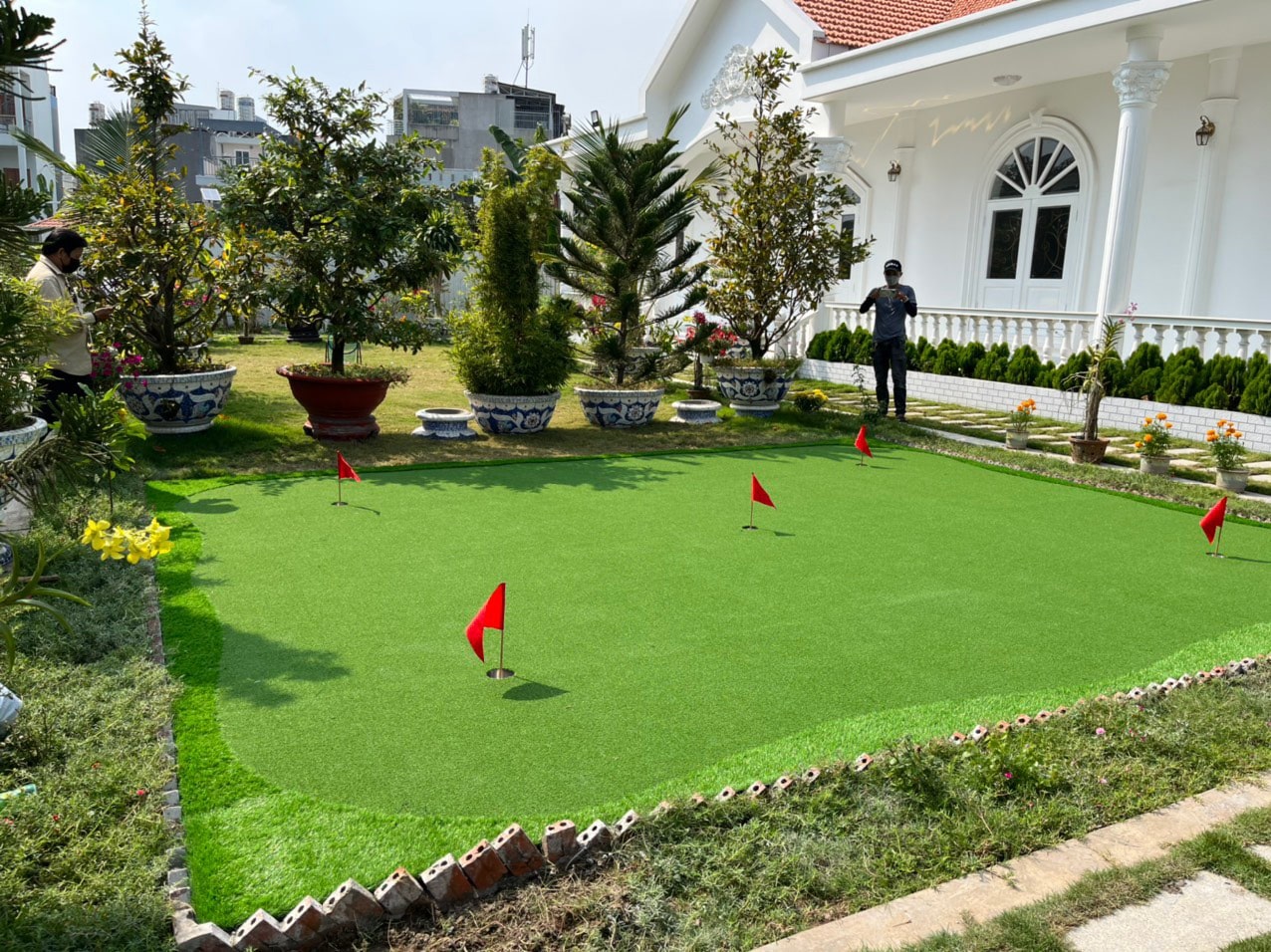 Cỏ nhân tạo sân tập Golf