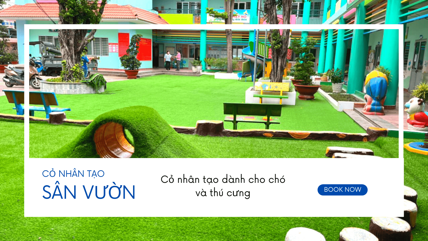 7 cách sử dụng cỏ nhân tạo hợp lý cho chủ nhà