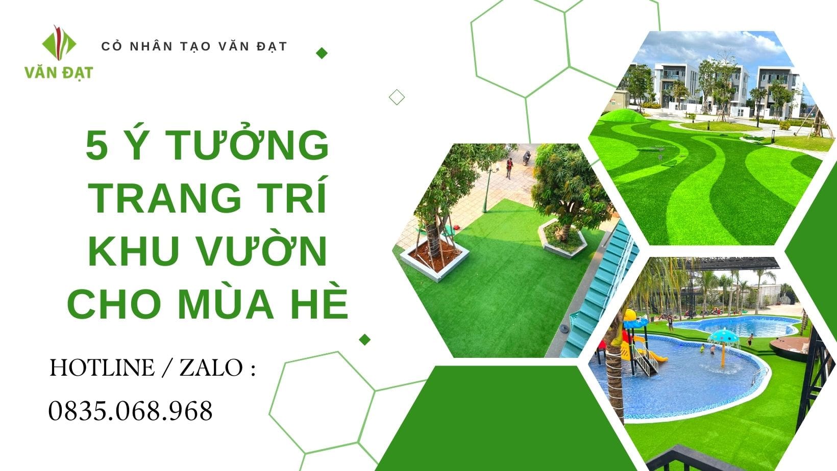 5 ý tưởng trang trí khu vườn cho mùa hè