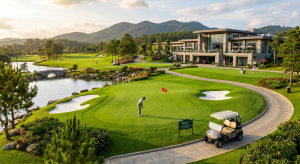 cỏ nhân tạo sân golf