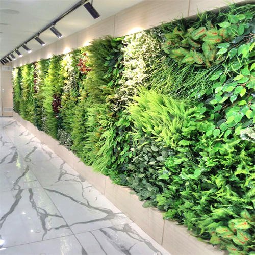 tường cây giả