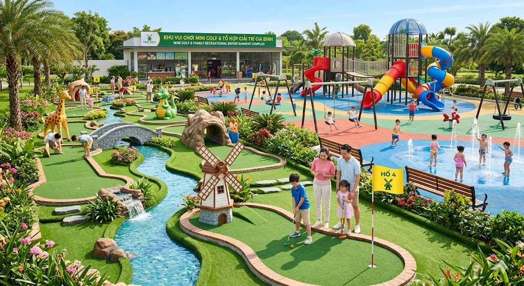Mini golf và khu vui chơi: